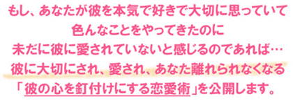 彼が離れていくという不安を抱えるあなたへ 彼の取り扱い説明書 復縁 口コミ